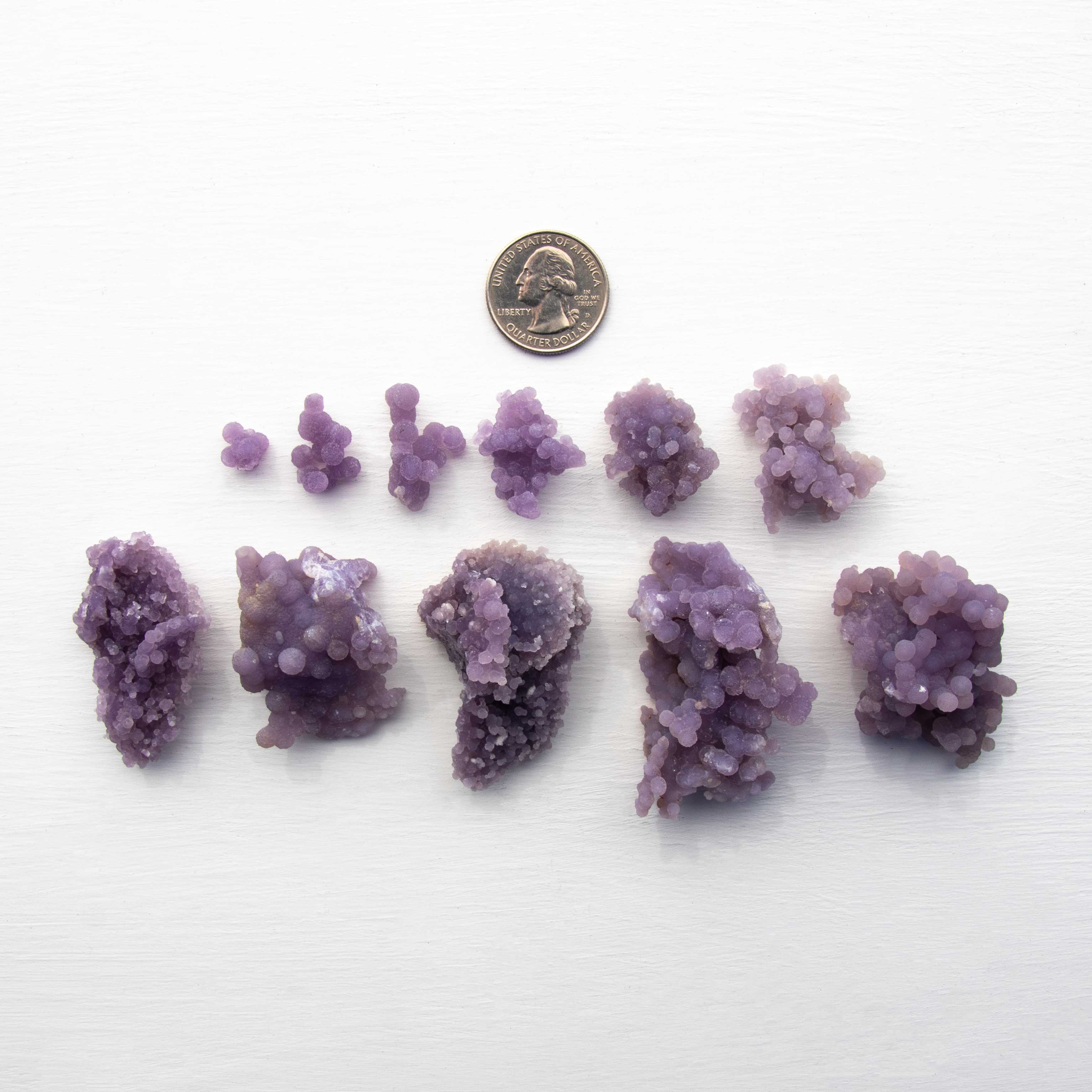 230 Grams Grape Agate Crystal - Botryoidal Chalcedony - store Purple Crystal - Indonesia - StoneAge.co