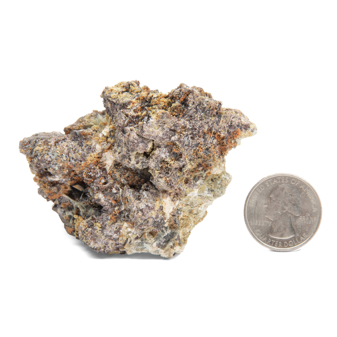 Axinite Garnet w/ Ferro Hornblende