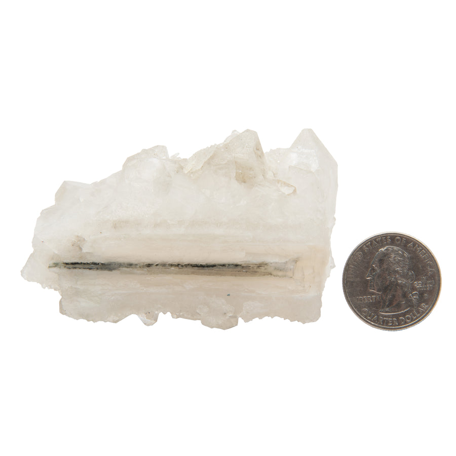 Apophyllite - Cluster with Calcite