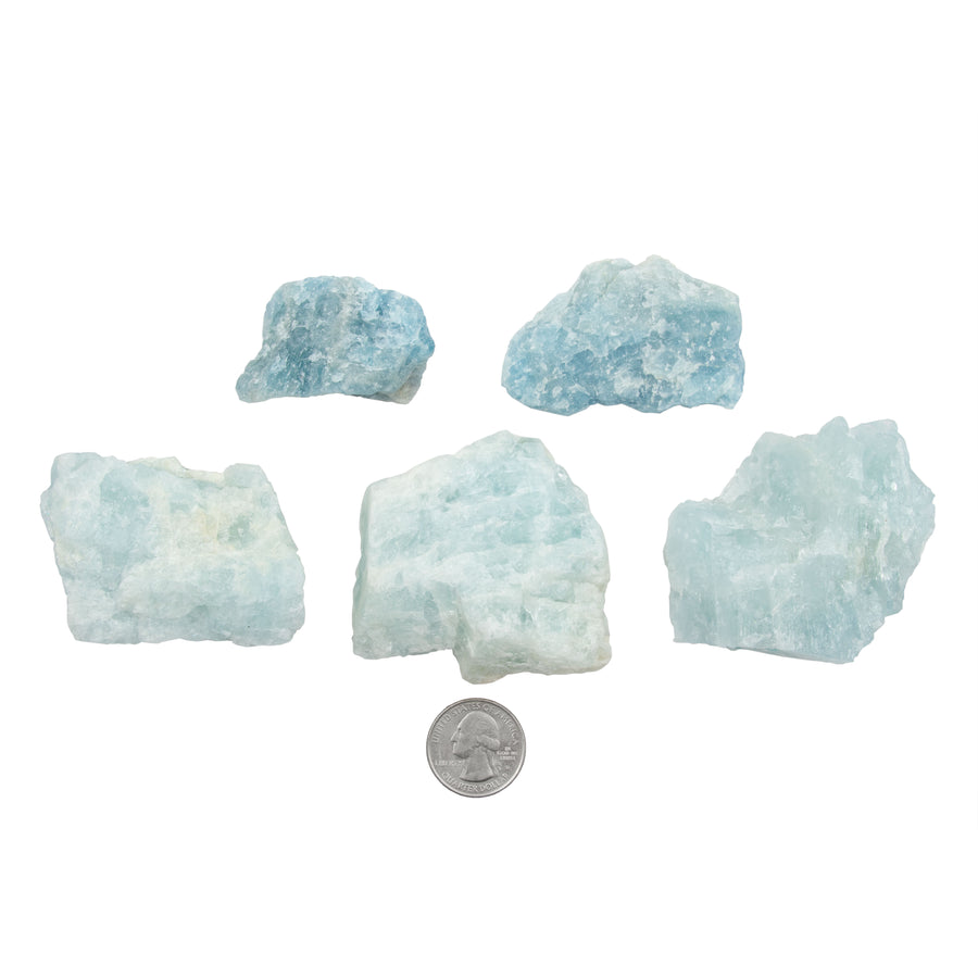 Aquamarine, Rough - Intuitive Picks