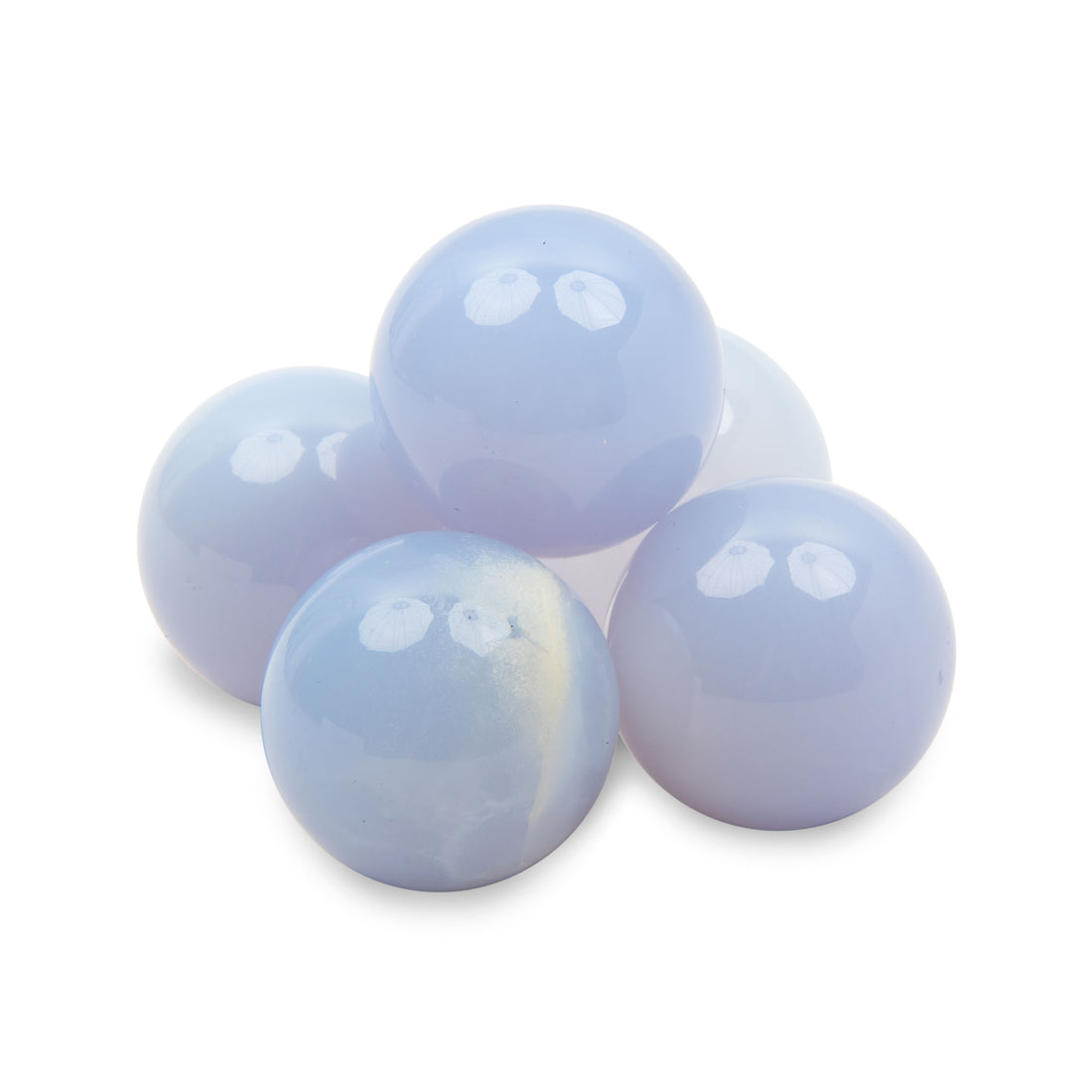 Chalcedony Spheres - Blue, Intuitive Pick