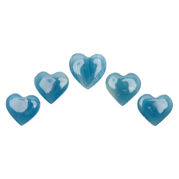 Blue Calcite - Hearts