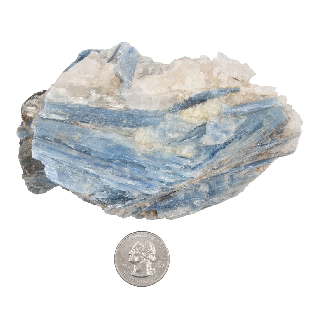 Blue Kyanite w/ Quartz