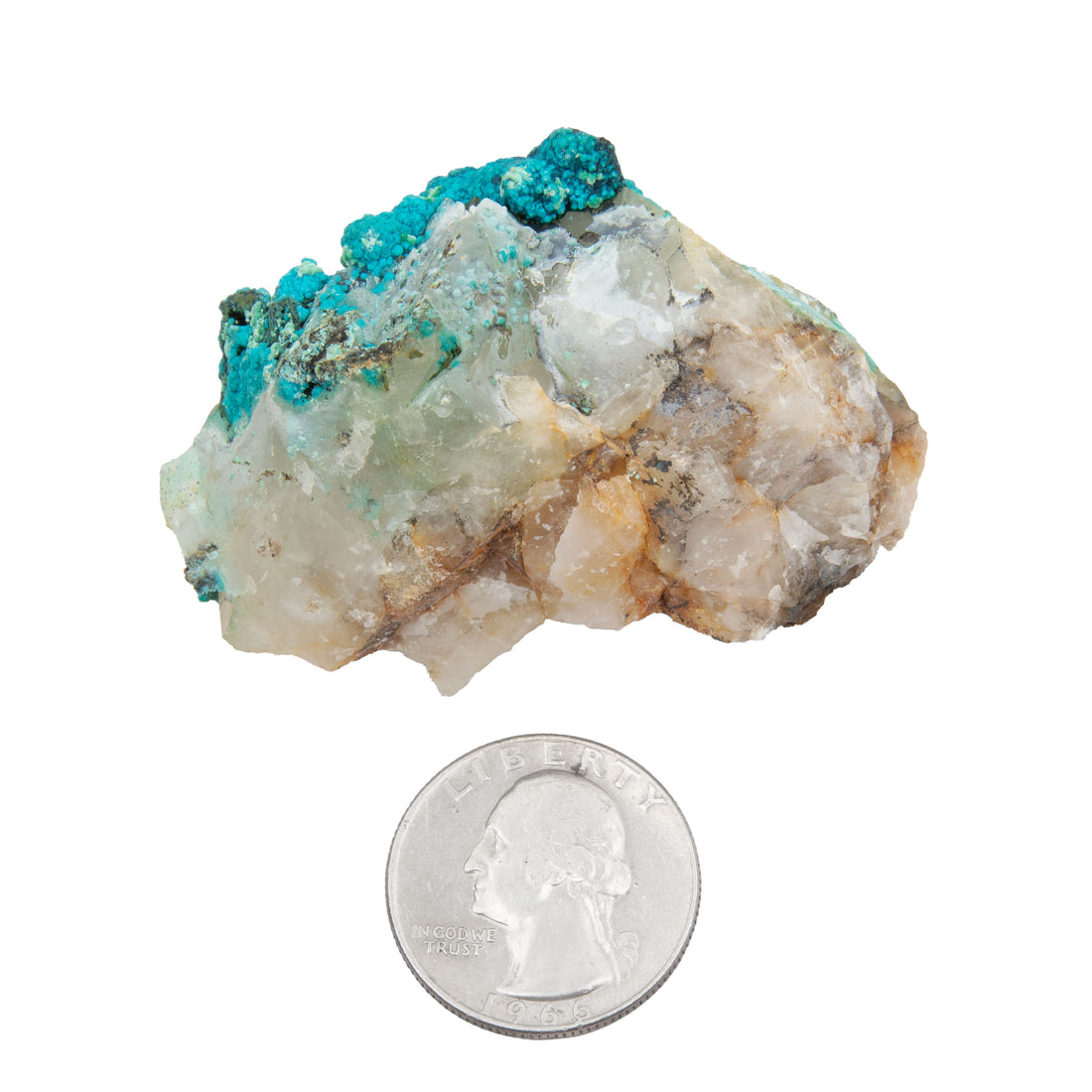 Chrysocolla w/ Quartz - Rough