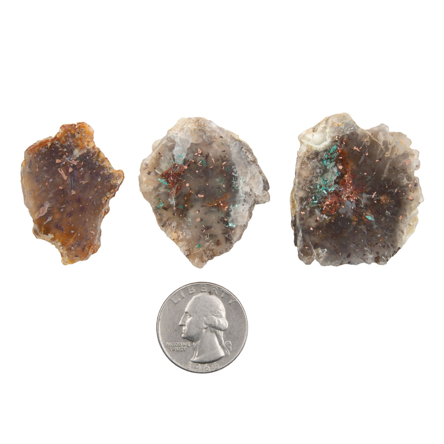 Copper in Chalcedony (Agate) - Intuitive Picks