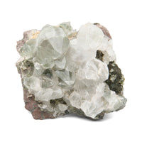 Epidote in Dream Quartz Cluster