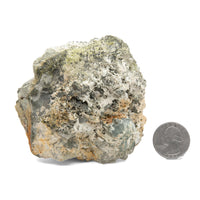 Epidote in Dream Quartz Cluster