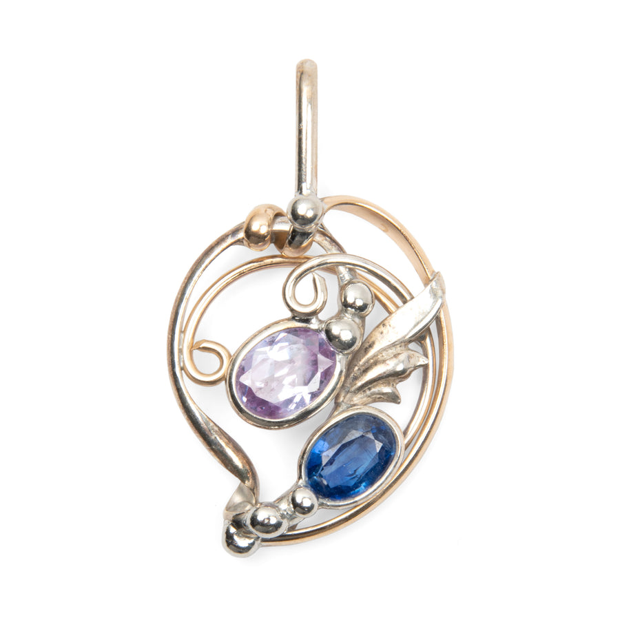 Amethyst & Iolite - Pendant