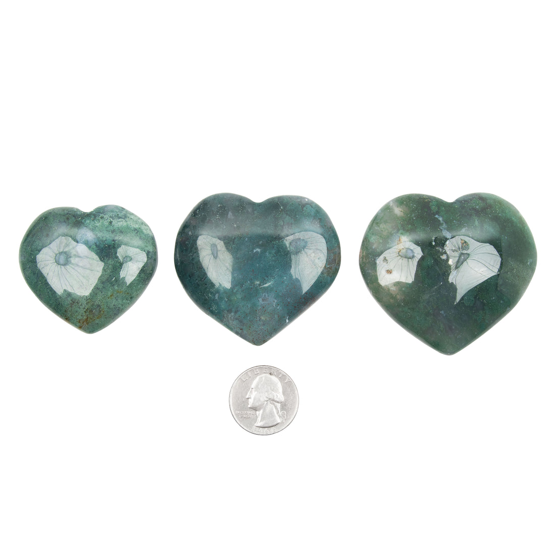 Agate - Moss, Hearts