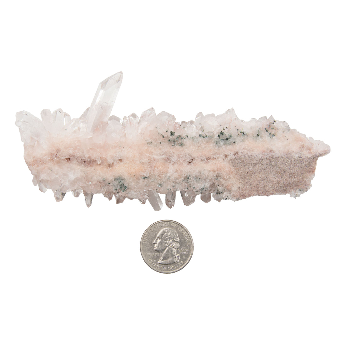 Pink Lemurian Quartz - Cluster