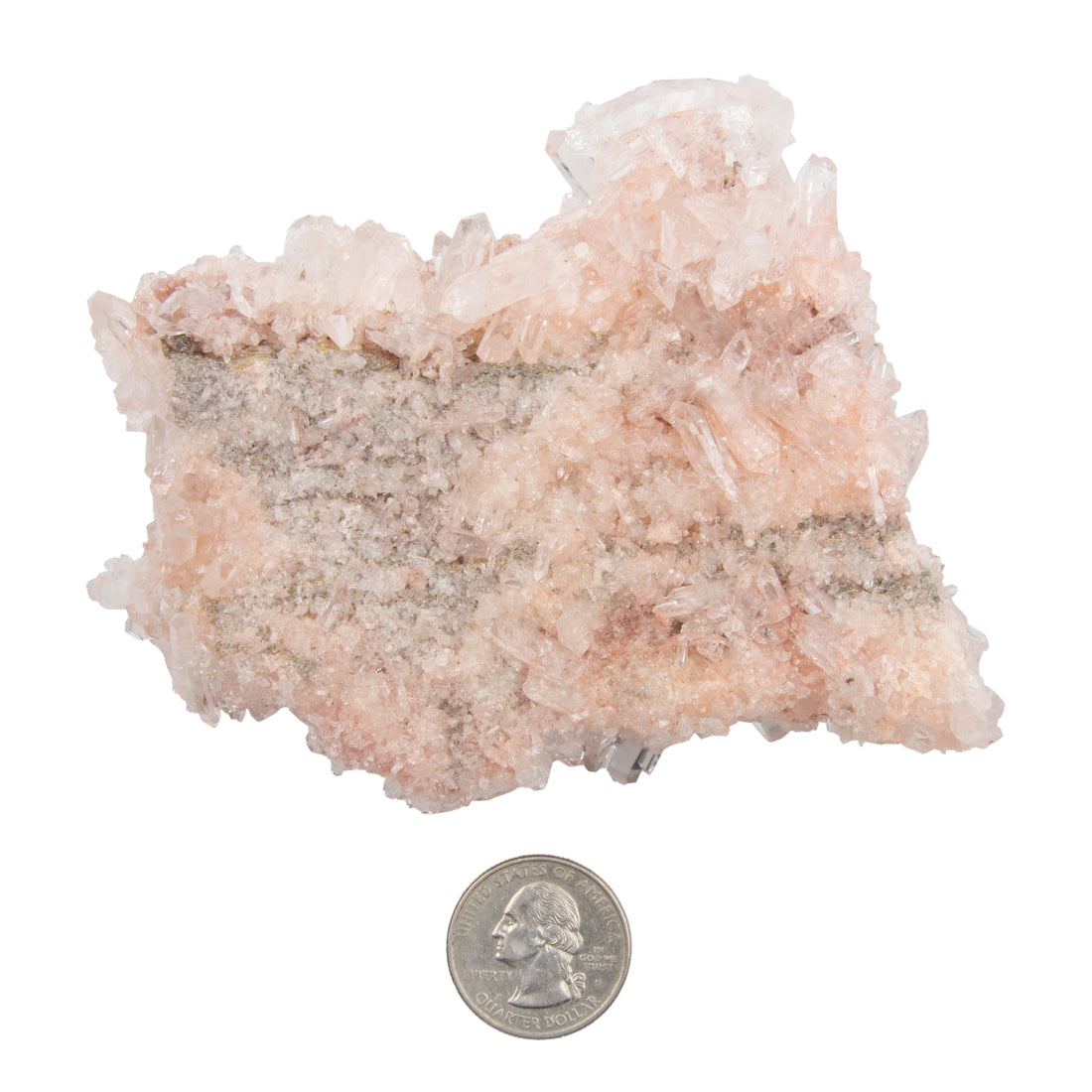 Pink Lemurian Quartz - Cluster