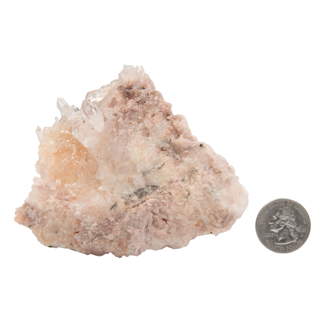 Pink Lemurian Quartz - Cluster