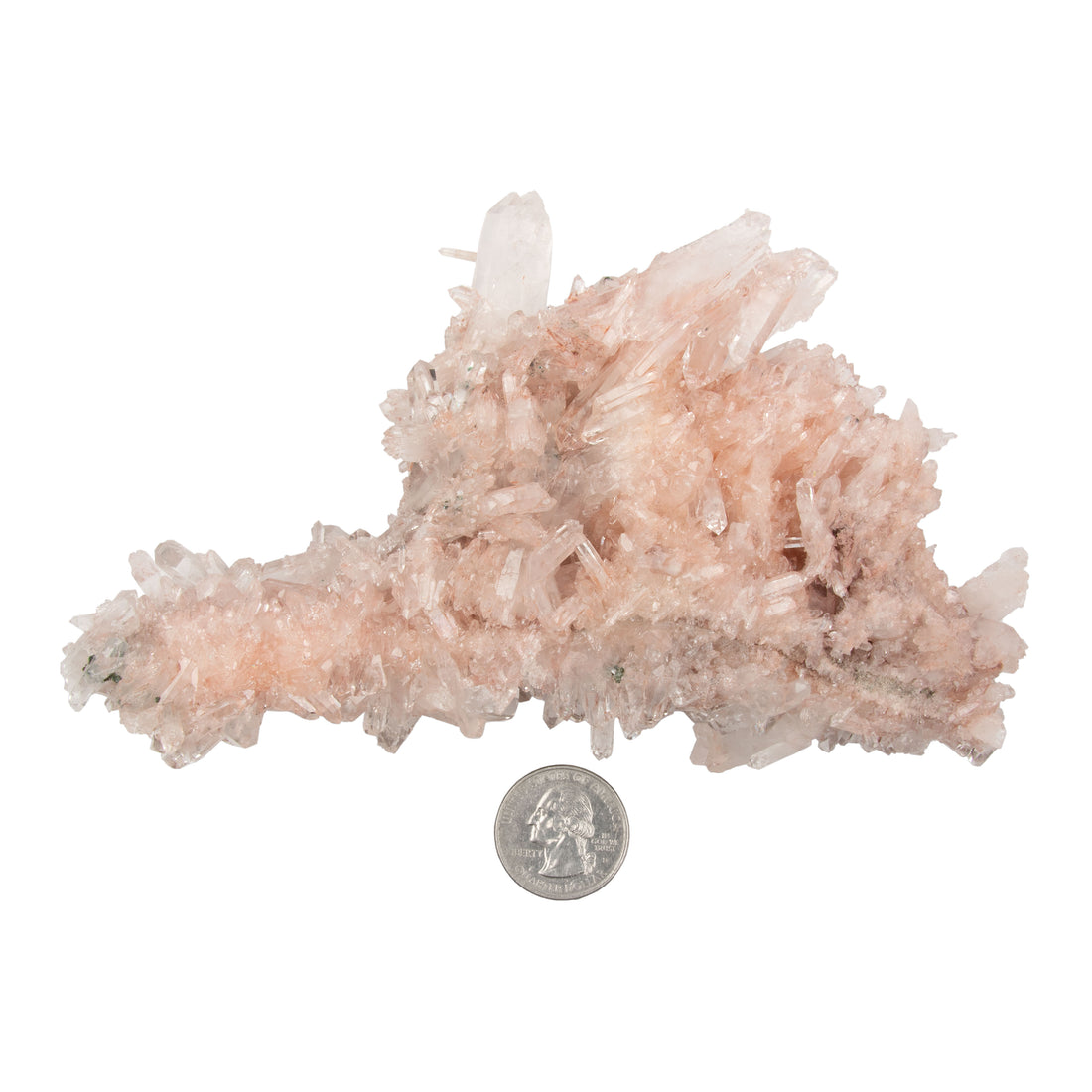 Pink Lemurian Quartz - Cluster