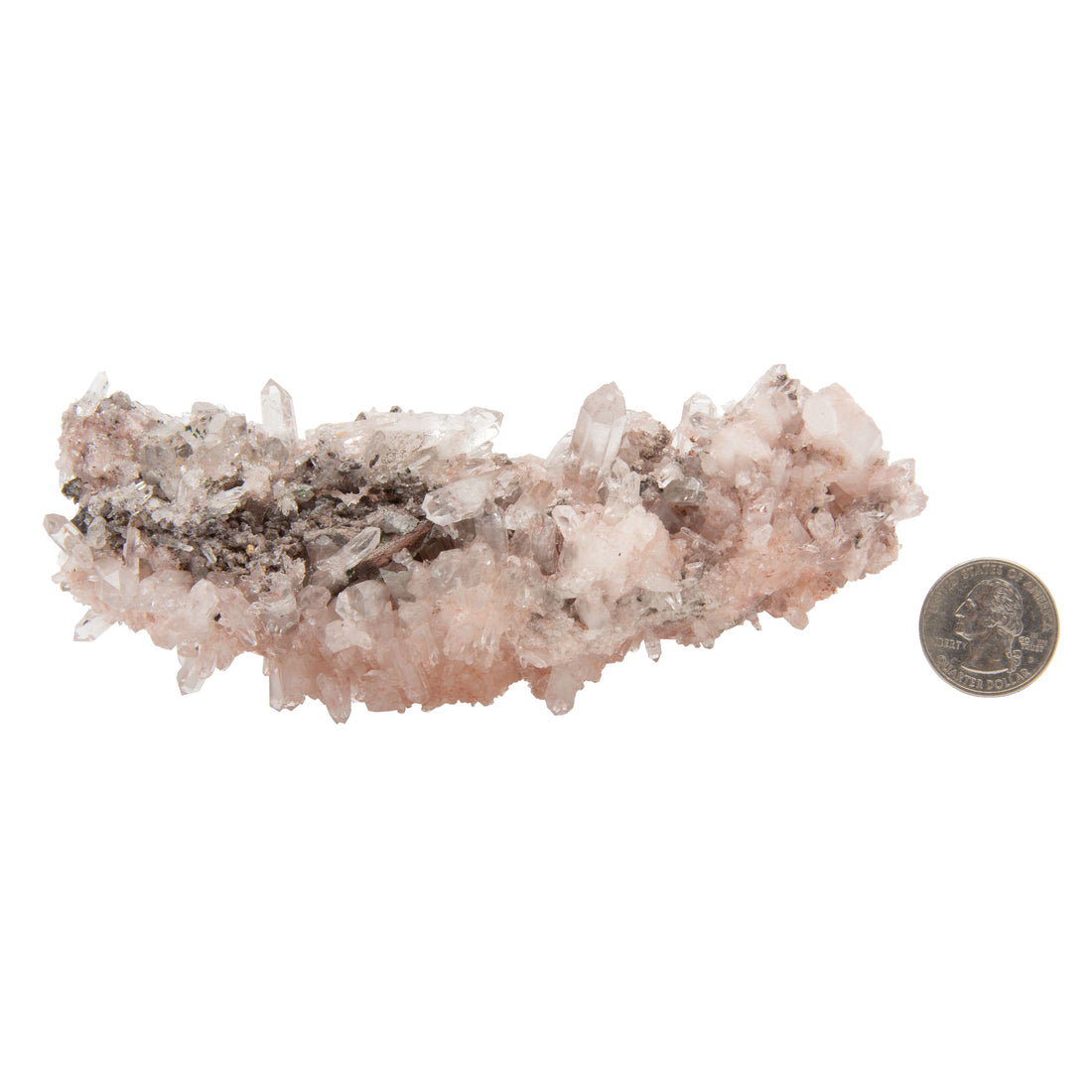 Pink Lemurian Quartz - Cluster