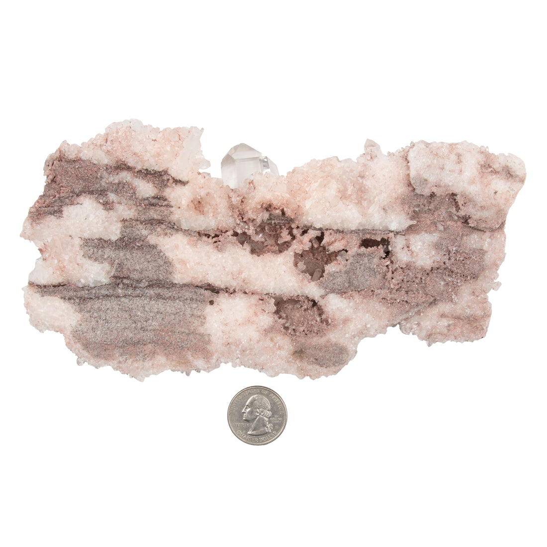 Pink Lemurian Quartz - Cluster