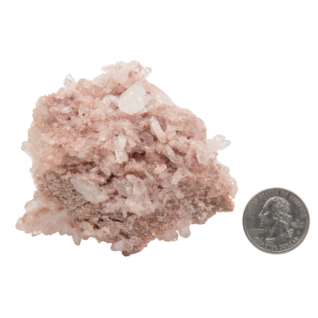 Pink Lemurian Quartz - Cluster