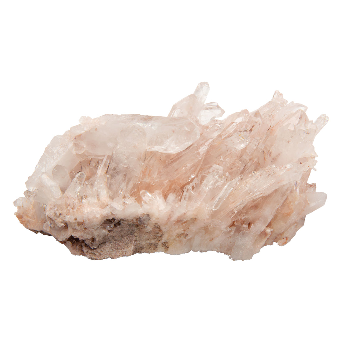 Pink Lemurian Quartz - with Fadens