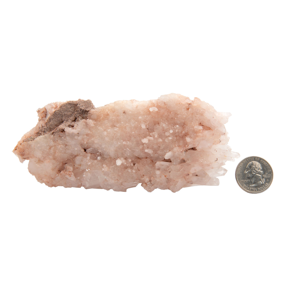 Pink Lemurian Quartz - with Fadens