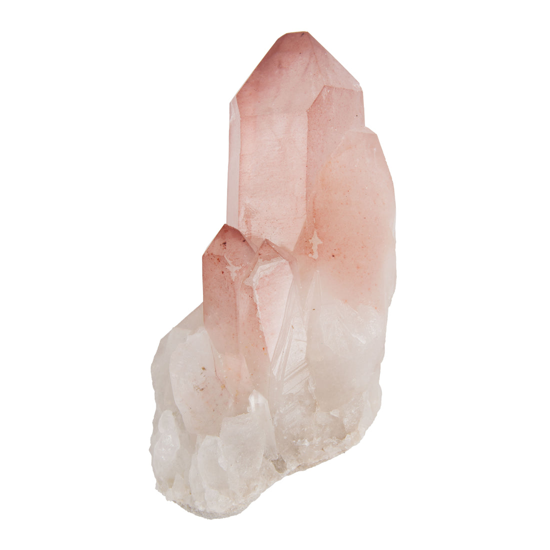 Pink Lemurian Quartz - Natural Point, with Sprouts