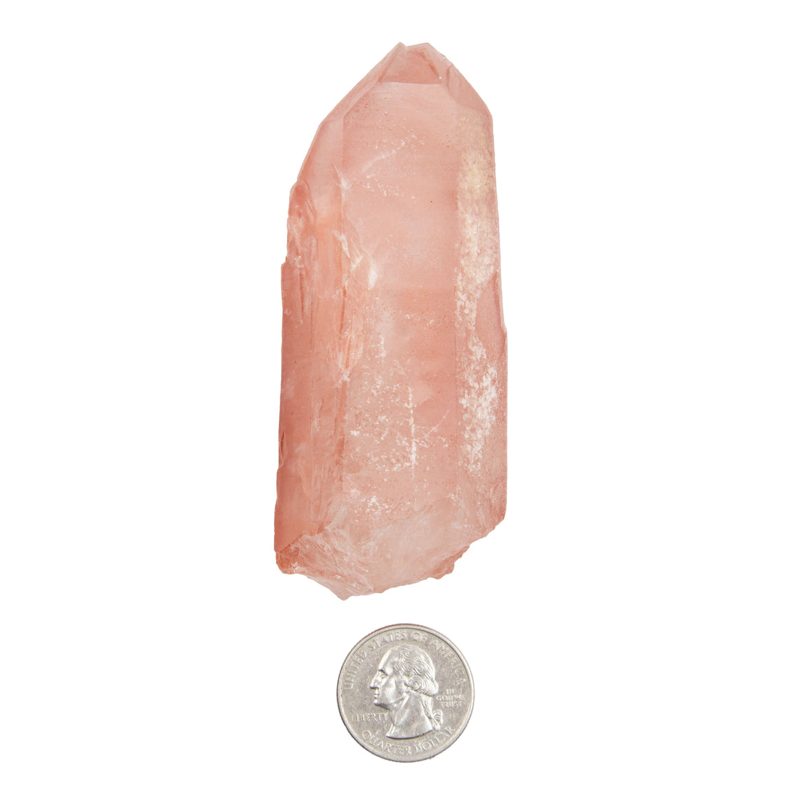 Pink Lemurian Quartz - Point