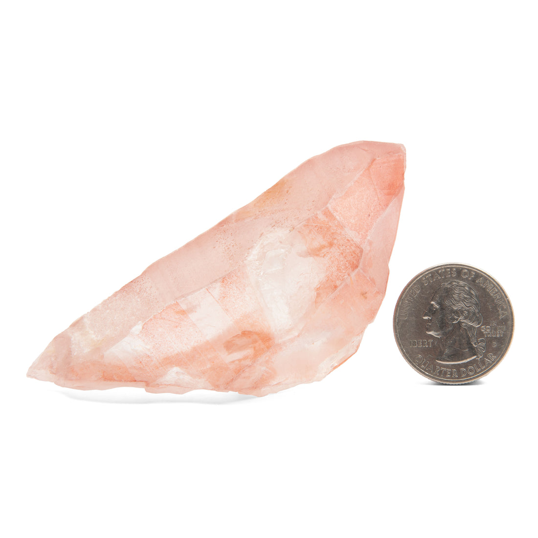 Pink Lemurian Quartz - Point