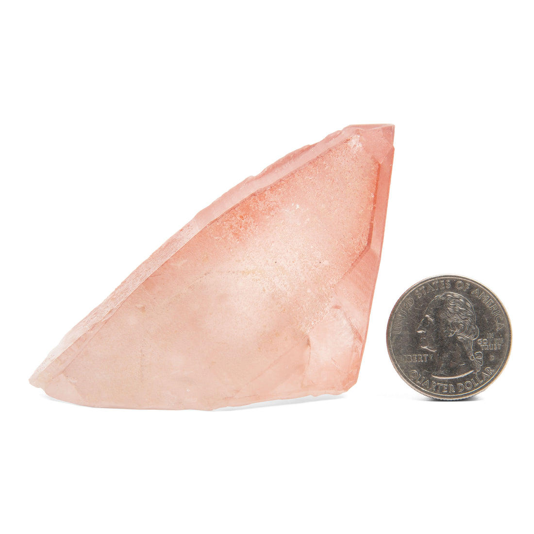 Pink Lemurian Quartz - Point