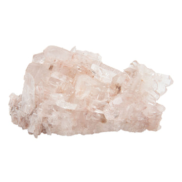 Pink Lemurian Quartz - Cluster with Fadens