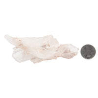 Pink Lemurian Quartz - Cluster with Fadens