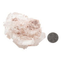 Pink Lemurian Quartz - Cluster with Fadens