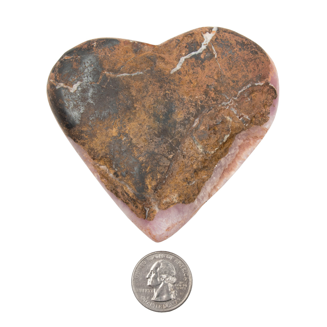 Aragonite - Pink, Heart