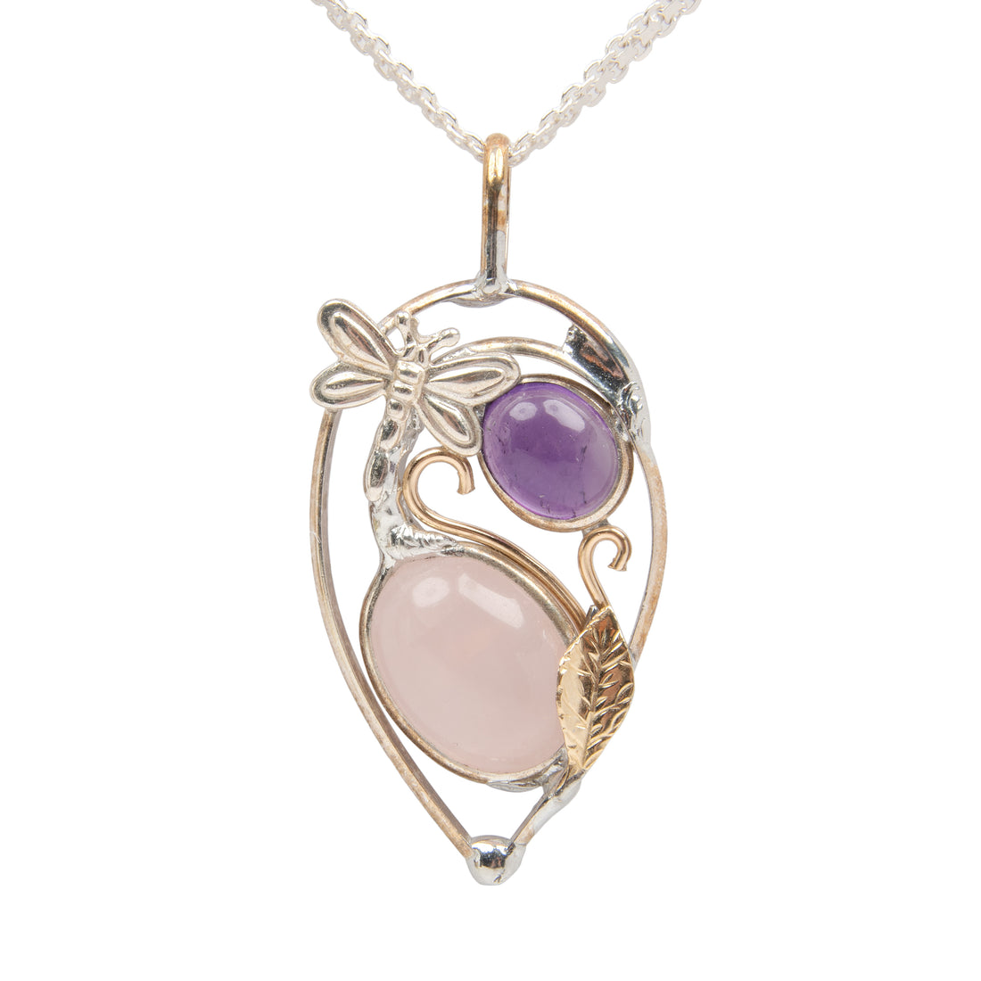 Amethyst & Rose Quartz 