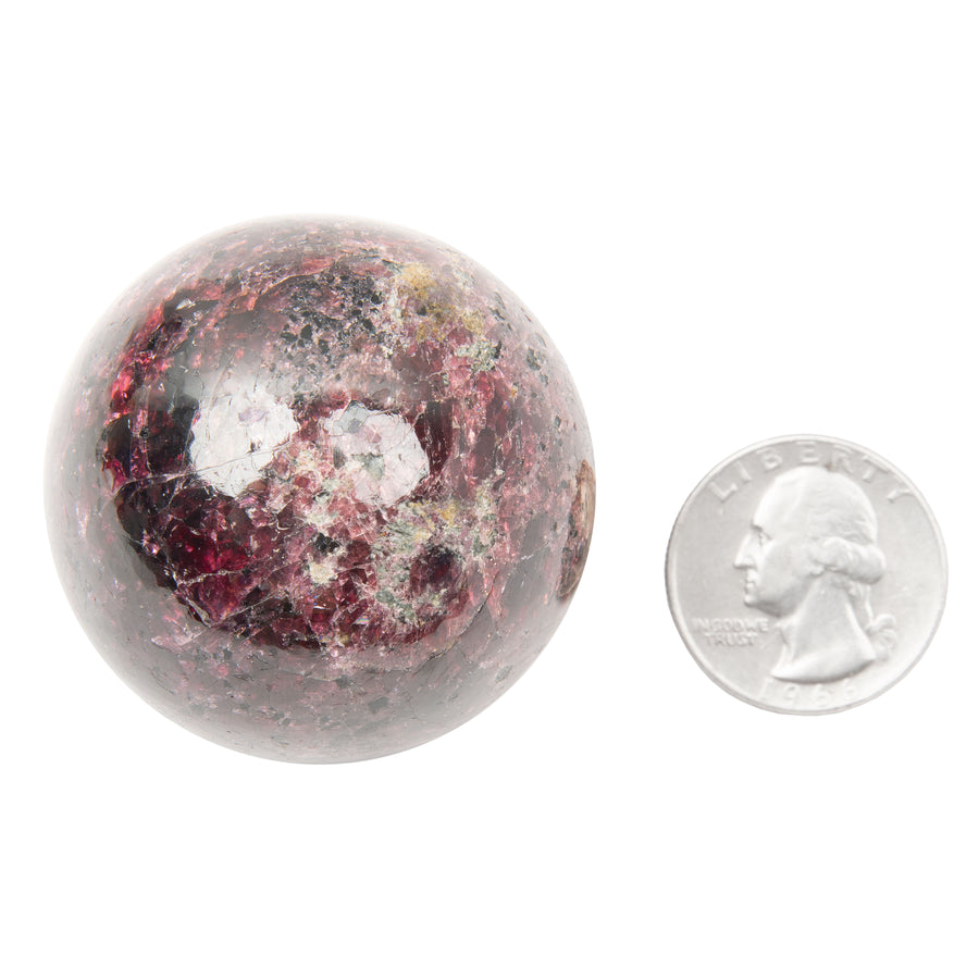 Garnet, Rhodolite - Sphere