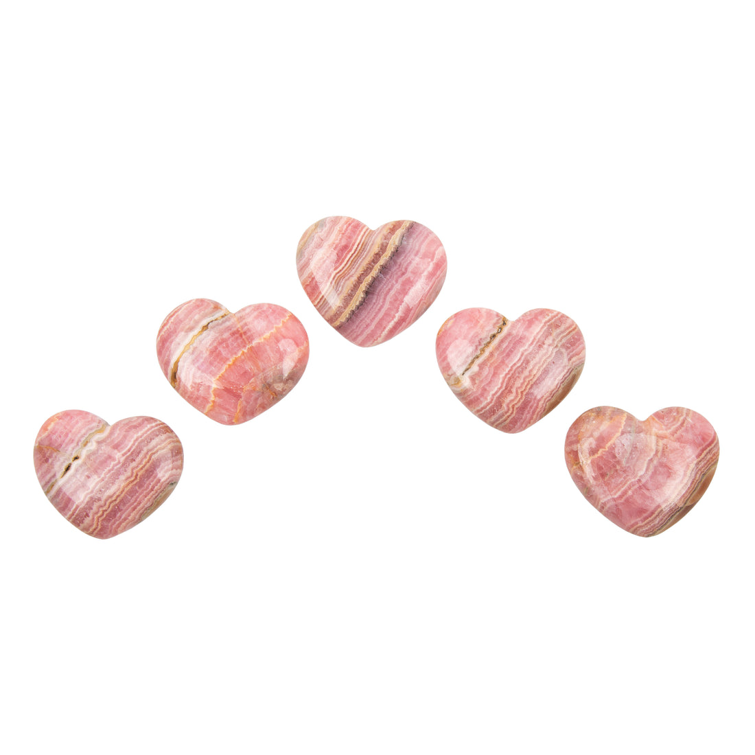 Rhodochrosite - Hearts