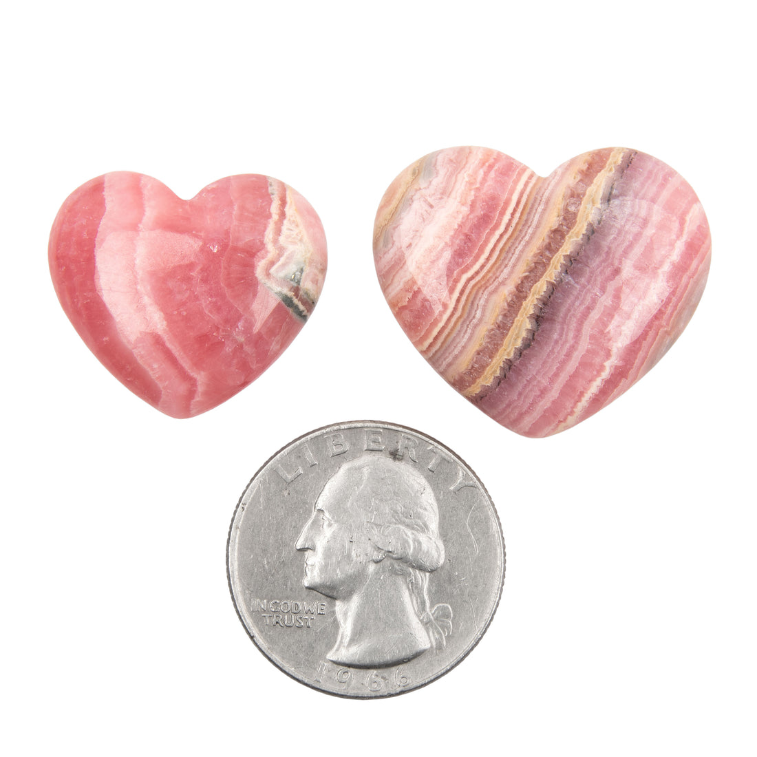 Rhodochrosite - Hearts