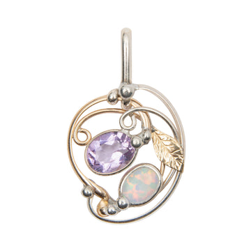 Amethyst & Opal - Pendant