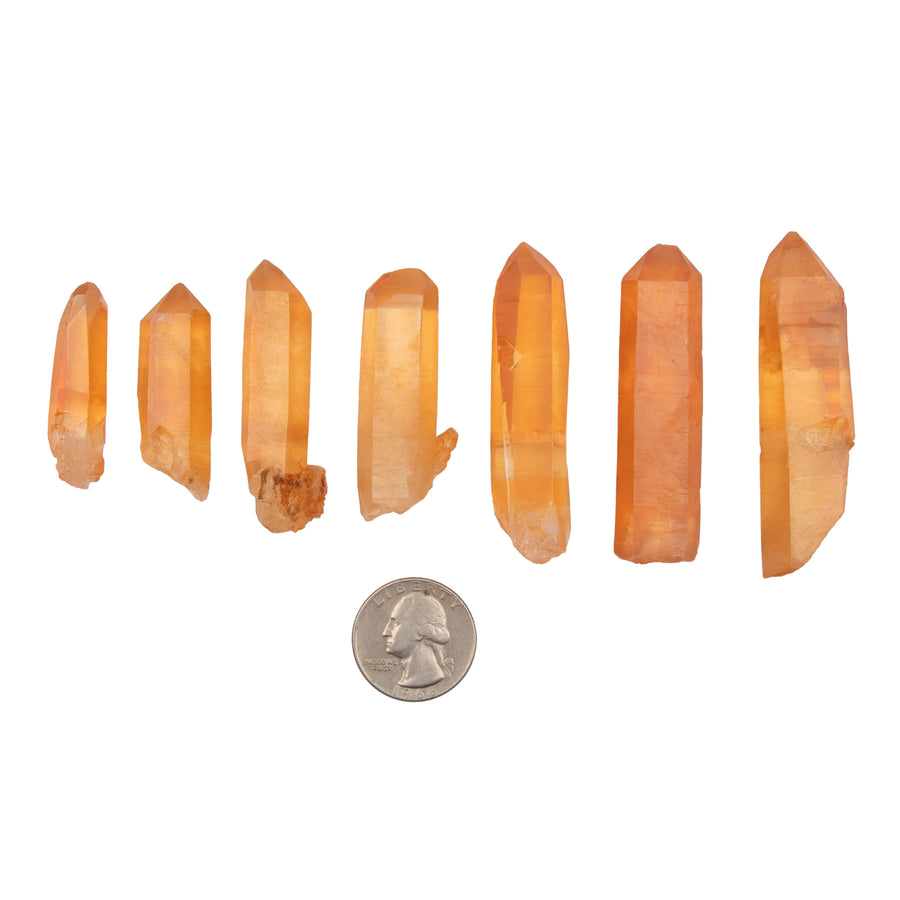 Tangerine Quartz - Points, Intuitive Pick