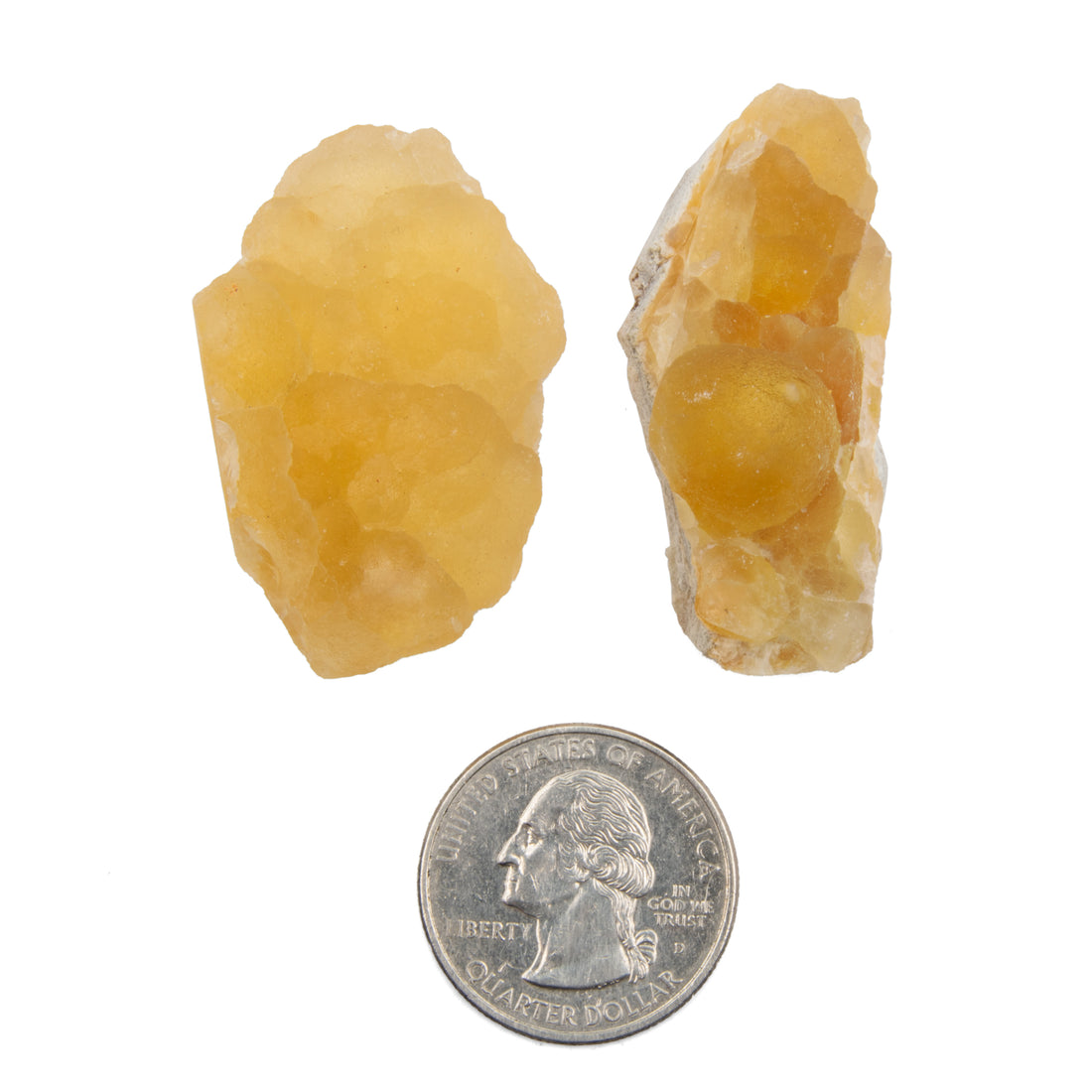 Yellow Bubble Fluorite - A-Grade Pieces